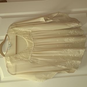 Forever 21 Sheer Flowy Top